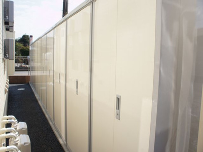 【設備】 | ミルクロス | 便利な外物置が付いています♪