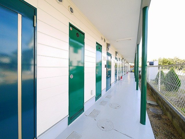 グローリー結崎のその他共用部分|電子キーで防犯面も安心ですね！