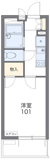 【間取り】 | レオパレスラトナ 