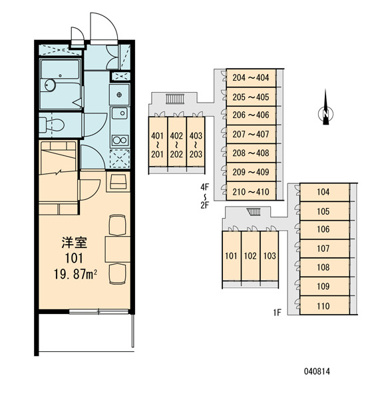 【区画図】 | レオパレスファンソ 