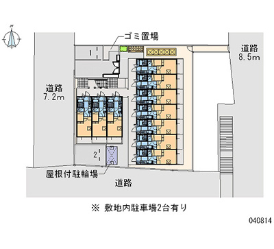 【区画図】 | レオパレスファンソ 