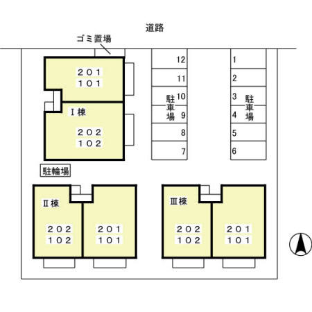 モダンタイムスⅢの区画図