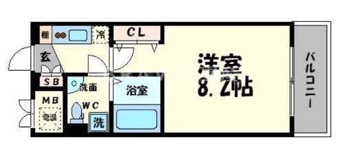SERENiTE本町エコート（セレニテ本町エコート）　BRAVI不動産の間取り|【SERENiTE本町エコート】間取り