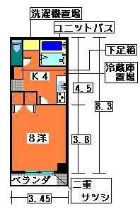 コーポ・ロアールの間取り