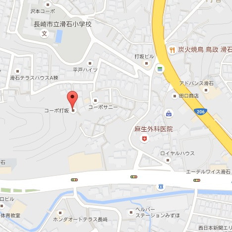 コーポ・打坂の地図