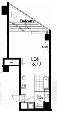 【間取り】 | カスタリア広尾
