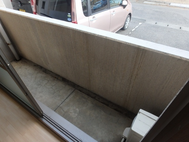 ネクストⅢのバルコニー|ネクストⅢ（岡山市北区平野の賃貸マンション）