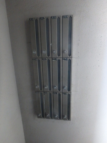 ネクストⅢのエントランス|ネクストⅢ（岡山市北区平野の賃貸マンション）