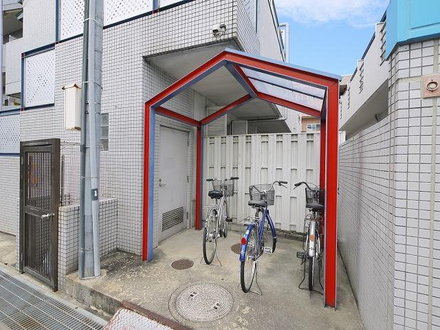 シティパレス佐保川P-7のその他共用部分|駐輪スペース。