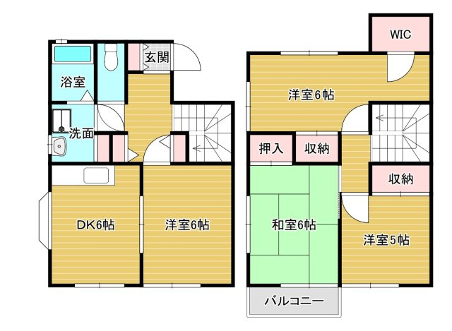ストークハイツ北野田の間取り
