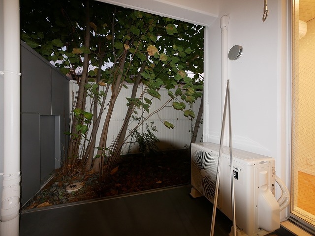 ＣＵＢＥのバルコニー|お洗濯にも便利なバルコニー付き