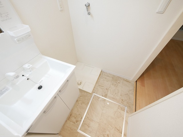 ＣＵＢＥの洗面所|スペースが確保できる洗面所です