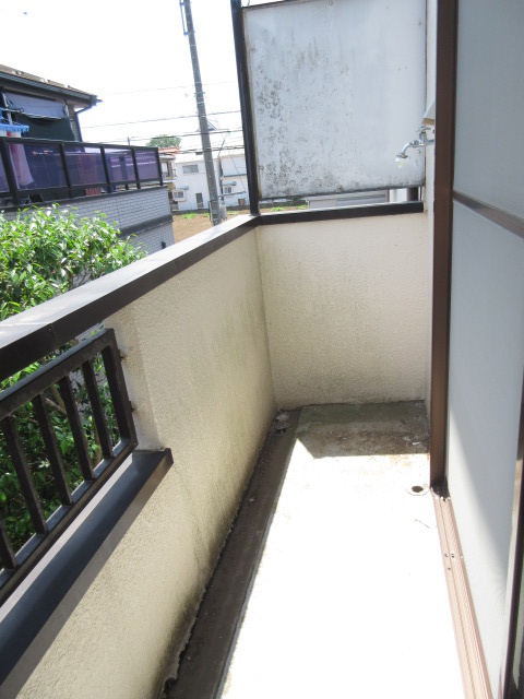 ハウスアオヤマのバルコニー|写真は202