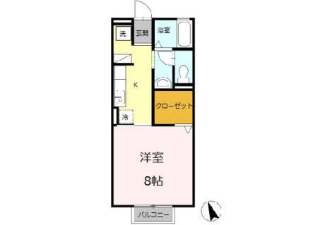 【間取り】 | クレールカルチェ４