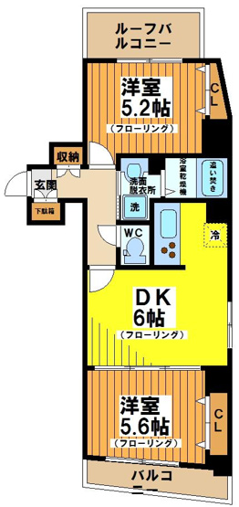 【間取り】 | フェニックス代田橋ノース