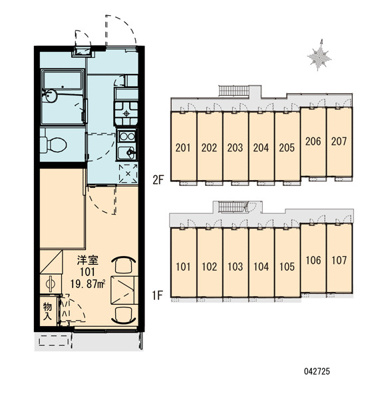 【区画図】 | セレーヌ新高円寺
