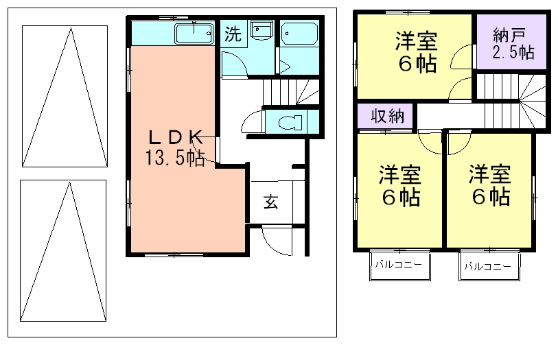 松村邸の間取り