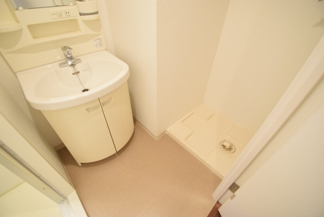 アンビックスプリアの洗面所|室内洗濯機置き場