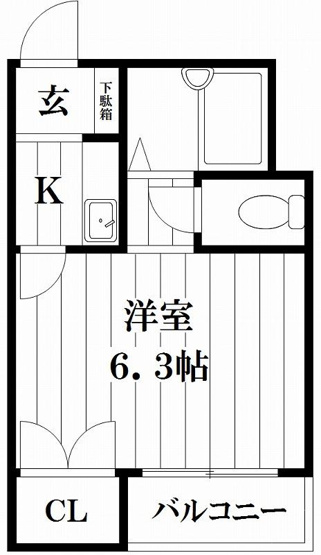 【間取り】 | グランドハウス大野