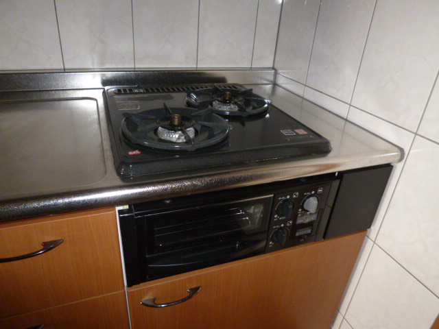 アメニティーハイツYのキッチン|２口ガスコンロ