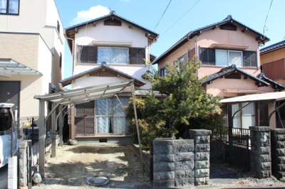 【外観】 | 大津市本堅田5丁目6-6 土地 | 上物正面から