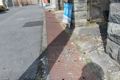 【外観】 | 大津市本堅田5丁目6-6 土地 | 物件前面道路接面部分