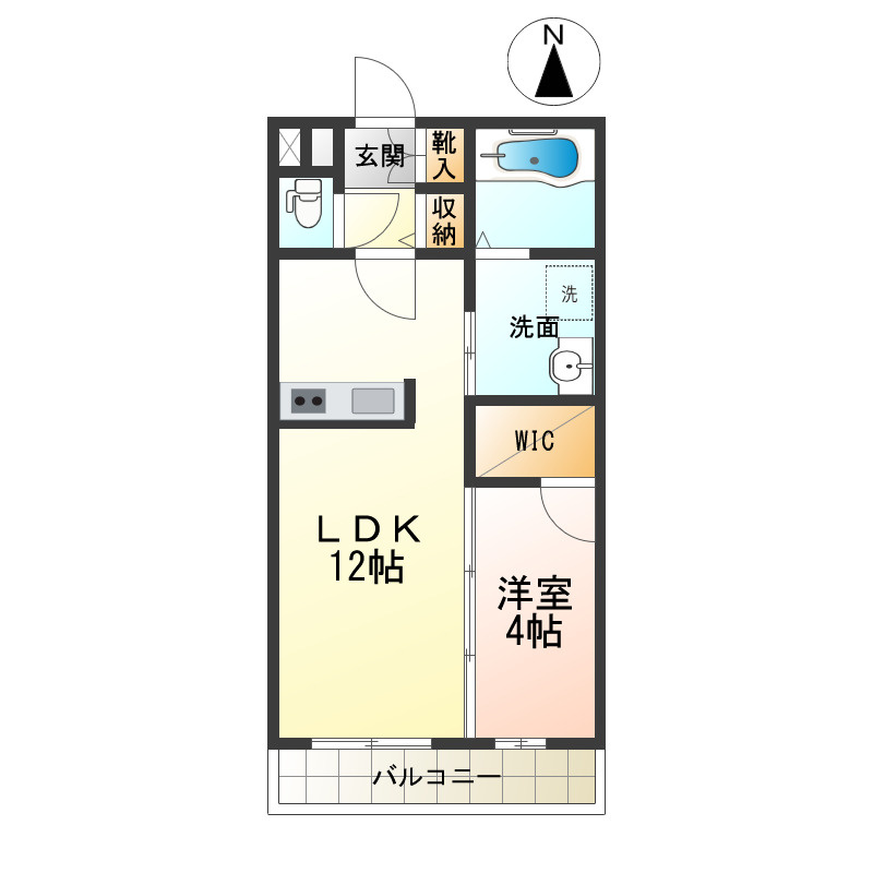 ボルツⅣの間取り