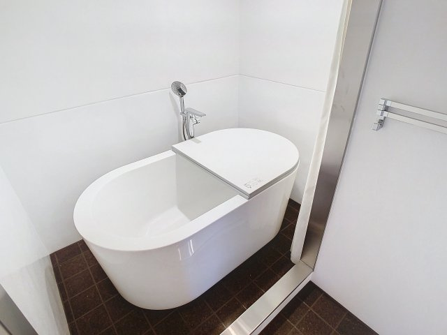 天神マンションの洗面所