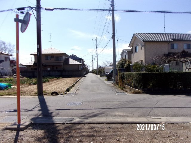 【前面道路含む現地写真】 | 深谷市蓮沼 100万 土地