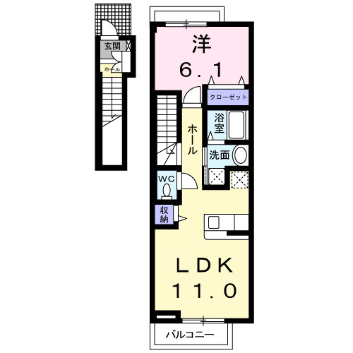 【間取り】 | Ｂｒａｎｃｈｅ（ブランシェ）