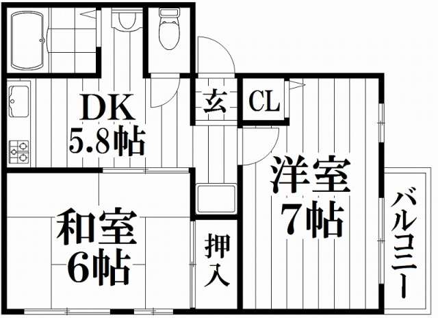 【間取り】 | ハイムソレイユⅡ