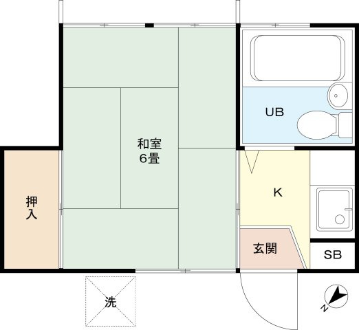 【間取り】 | コーポ富紀
