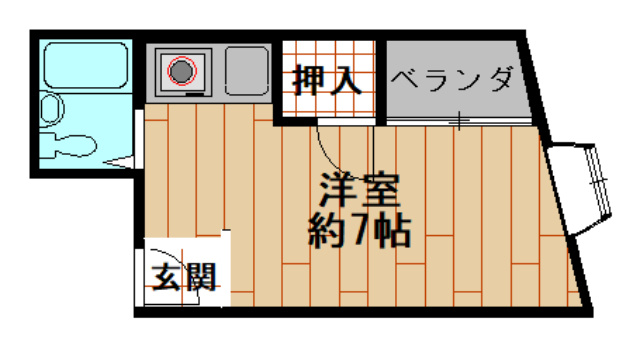 エストメゾン( 近畿大学 一人暮らし )の間取り