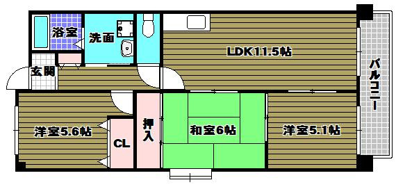 アーク・コートの間取り