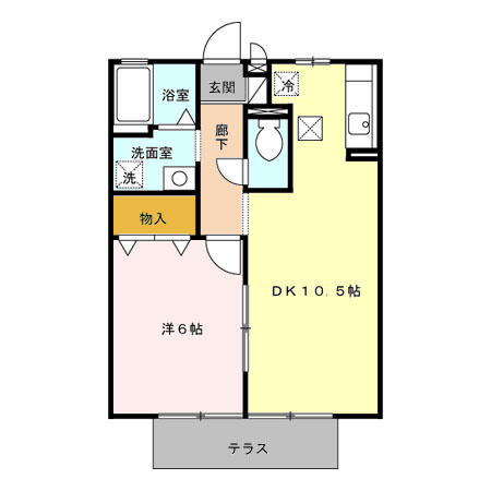 【間取り】 | 久持良ハイツ | 『久持良ハイツ 』