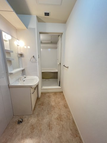 ベルアネスA棟の洗面所