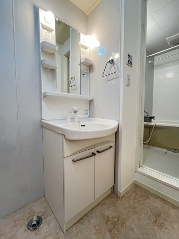 ベルアネスA棟の洗面所