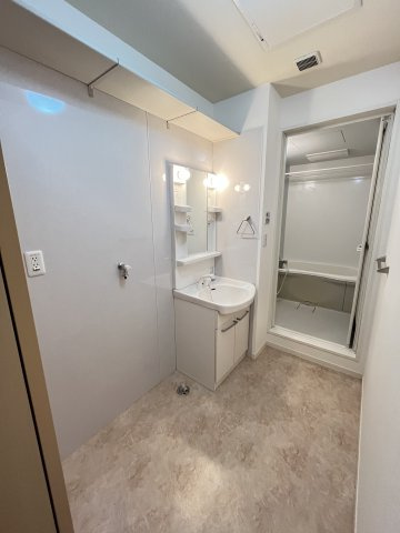 ベルアネスA棟の洗面所