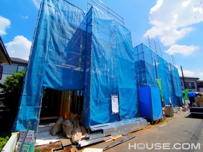 【外観】 | さいたま市見沼区新堤　カースペース２台　残り２棟 | 3号棟2,480万円になりました。