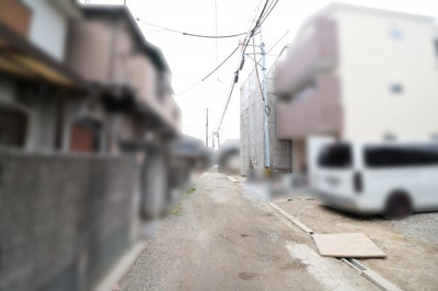 【前面道路含む現地写真】 | 下坂部1丁目新築戸建　A号地