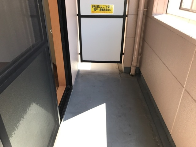 サンシャイン旭のバルコニー