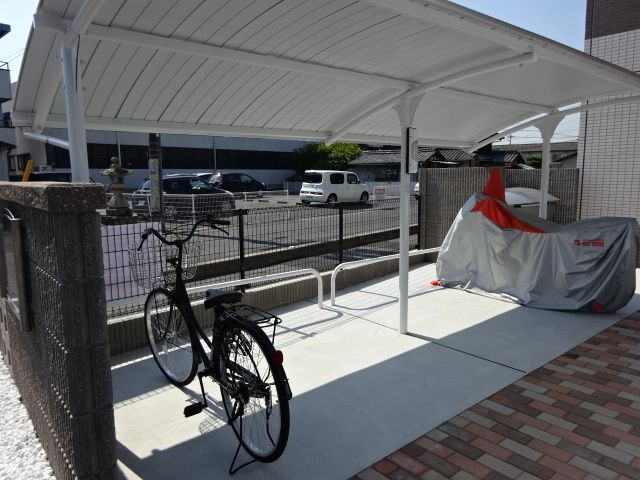 倉敷市宮前のアパートのその他共用部分|自転車置き場