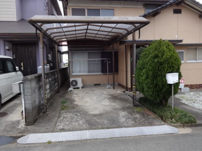 【駐車場】 | 稲美町印南貸家 | 屋根付駐車場スペース！