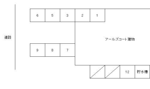 アールズコートの区画図