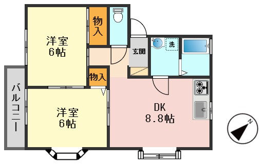 ヴェルドミールの間取り