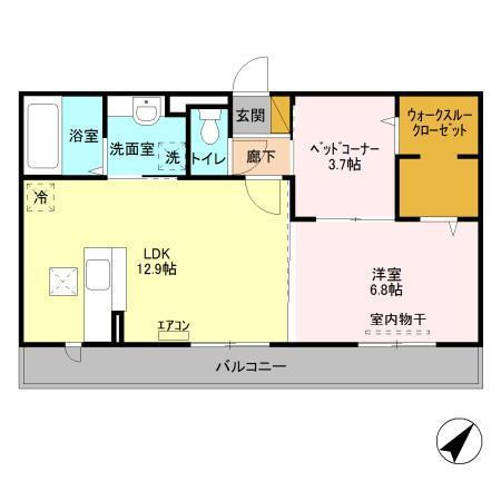 エスポワールEの間取り