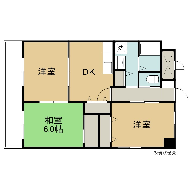 テリトワールSATO参号館の間取り