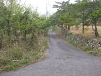 【周辺】 | 敷地への途中道路