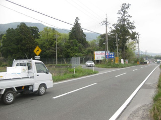 【周辺】 | 国道からの進入路付近