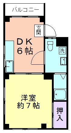 浅川マンションの間取り